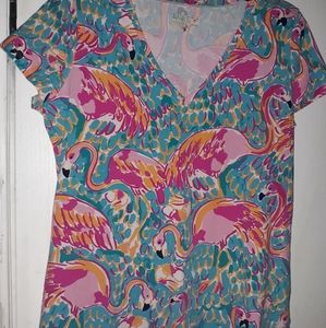 Lilly Pulitzer Flamingo Top
